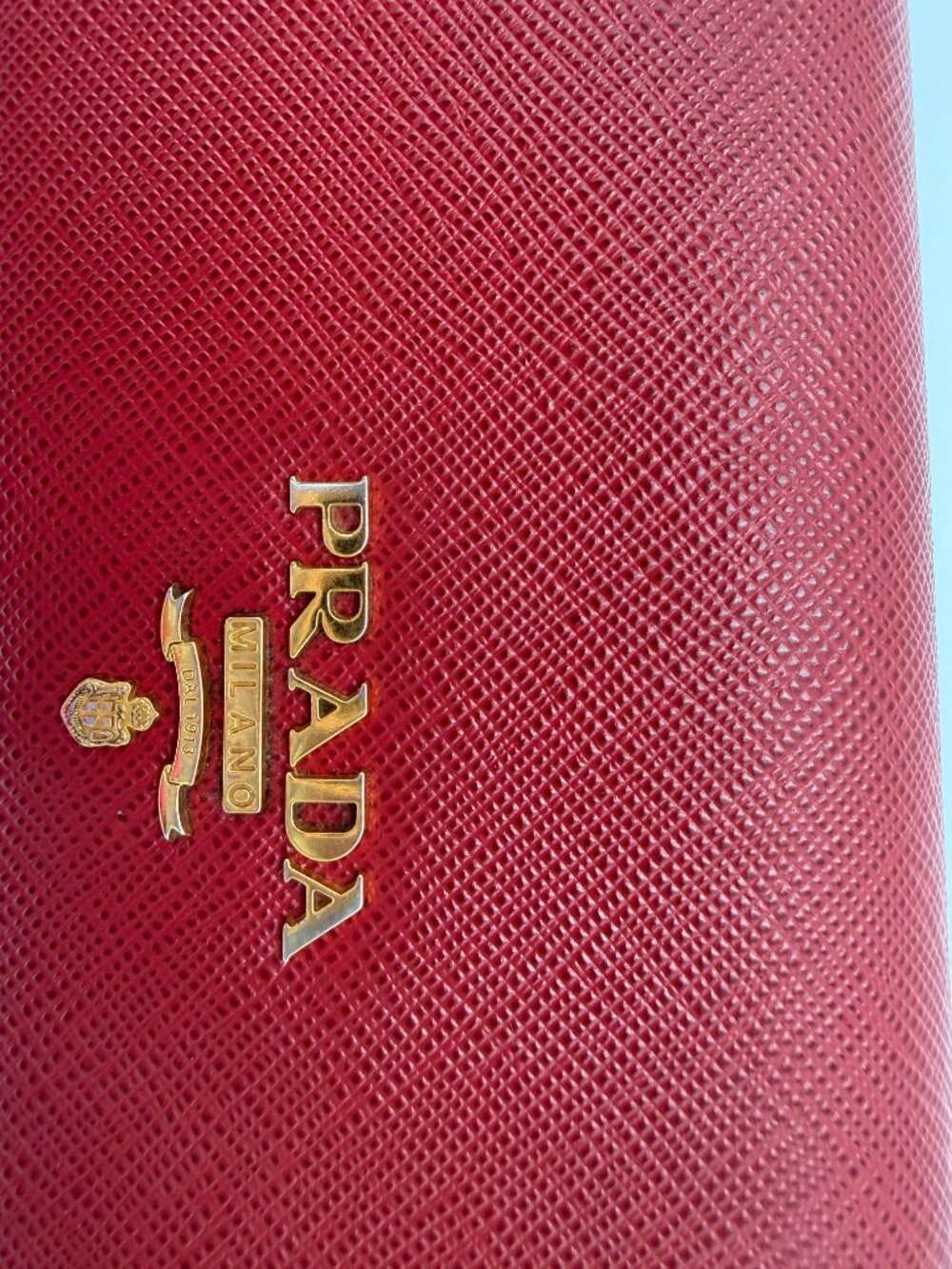 PRADA Pre-Loved Large Saffiano Leather Wallet (Red) - Picture 5 of 5
